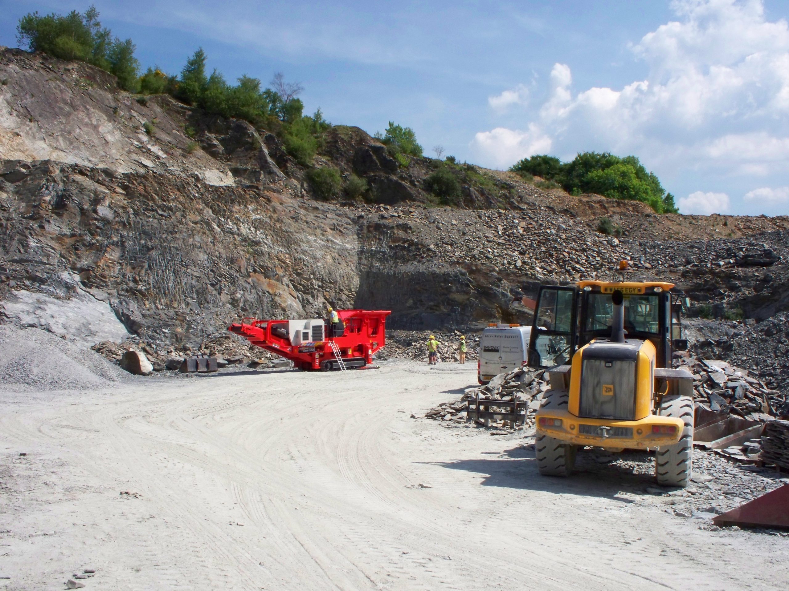 Mill Hill Quarry, part of RTC Quarries based in Cornwall and Devon