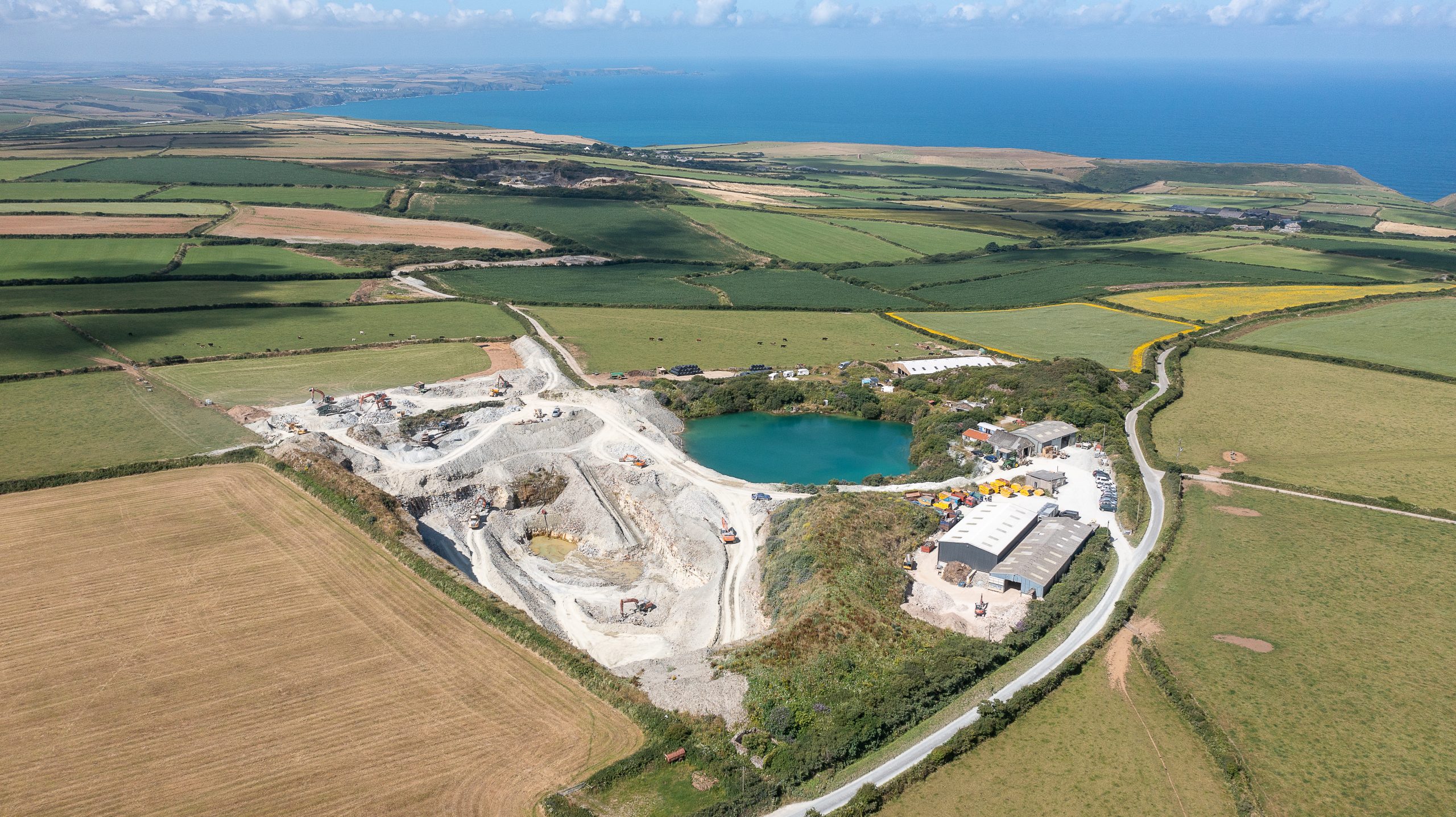 Trebarwith Quarry, part of RTC Quarries based in Cornwall and Devon